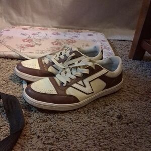 Men Vans VINTAGE Brown and Cream Sneakers